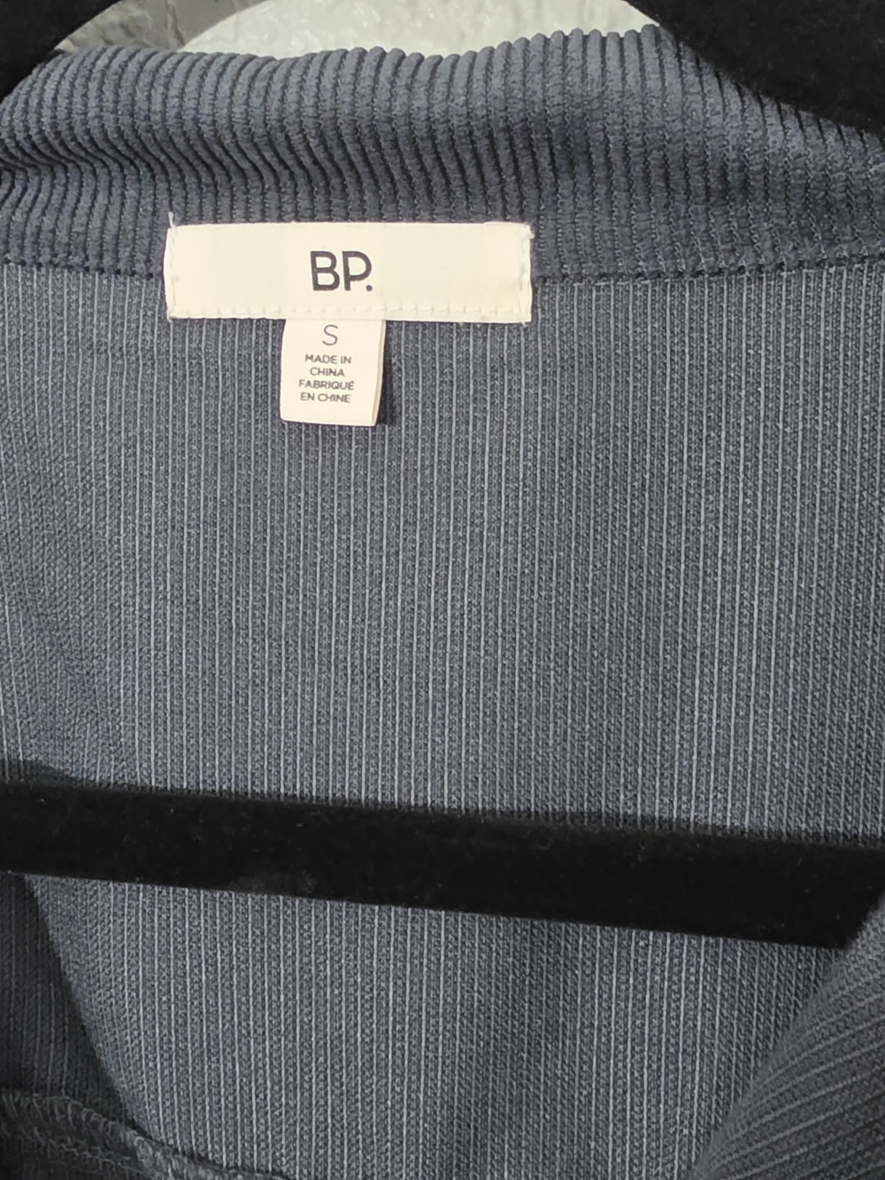 BP. Oversized Corduroy Shirt Jacket Grey Odyssey Snap Buttons Womens Small - Picture 5 of 9